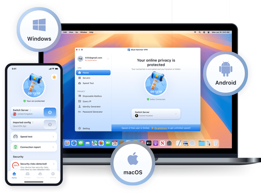 BlueHammer VPN apps