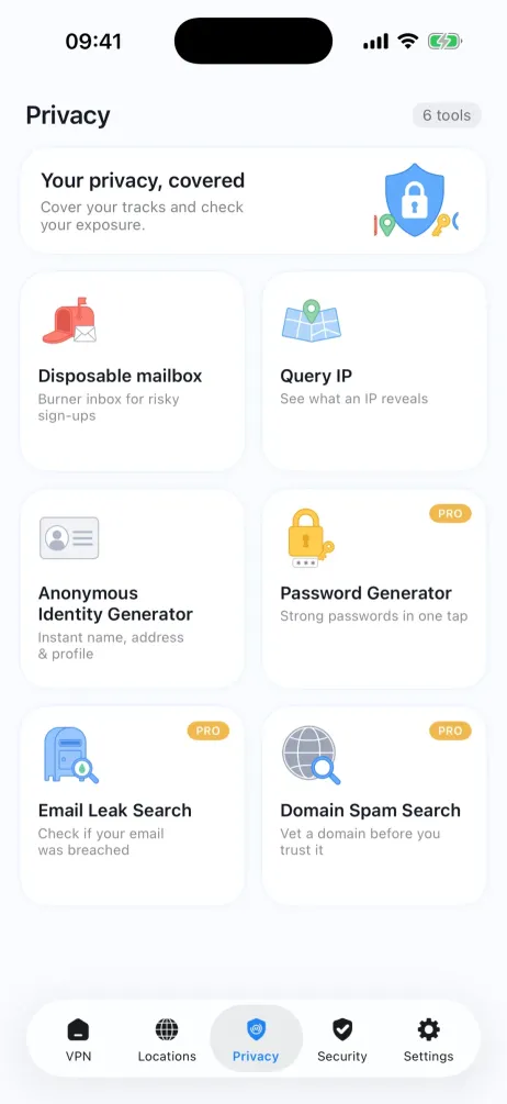 VPN privacy tools