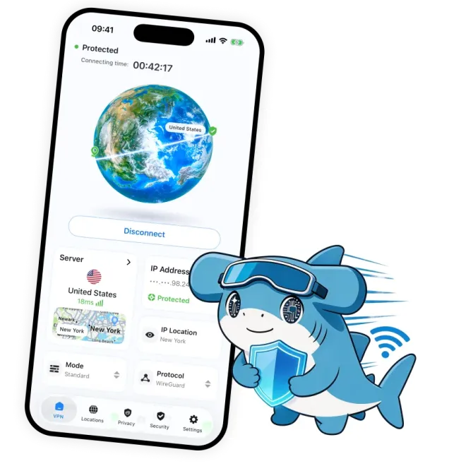 BlueHammer VPN app preview