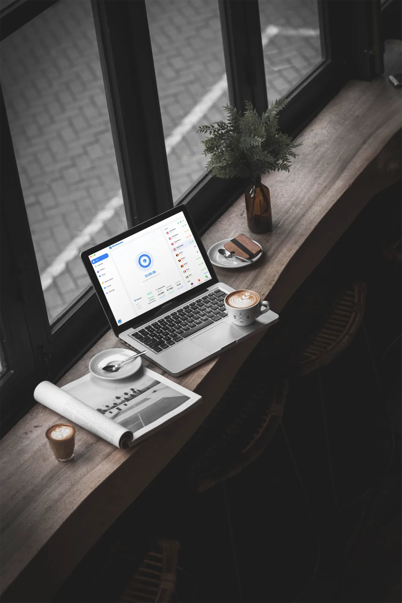 VPN on laptop